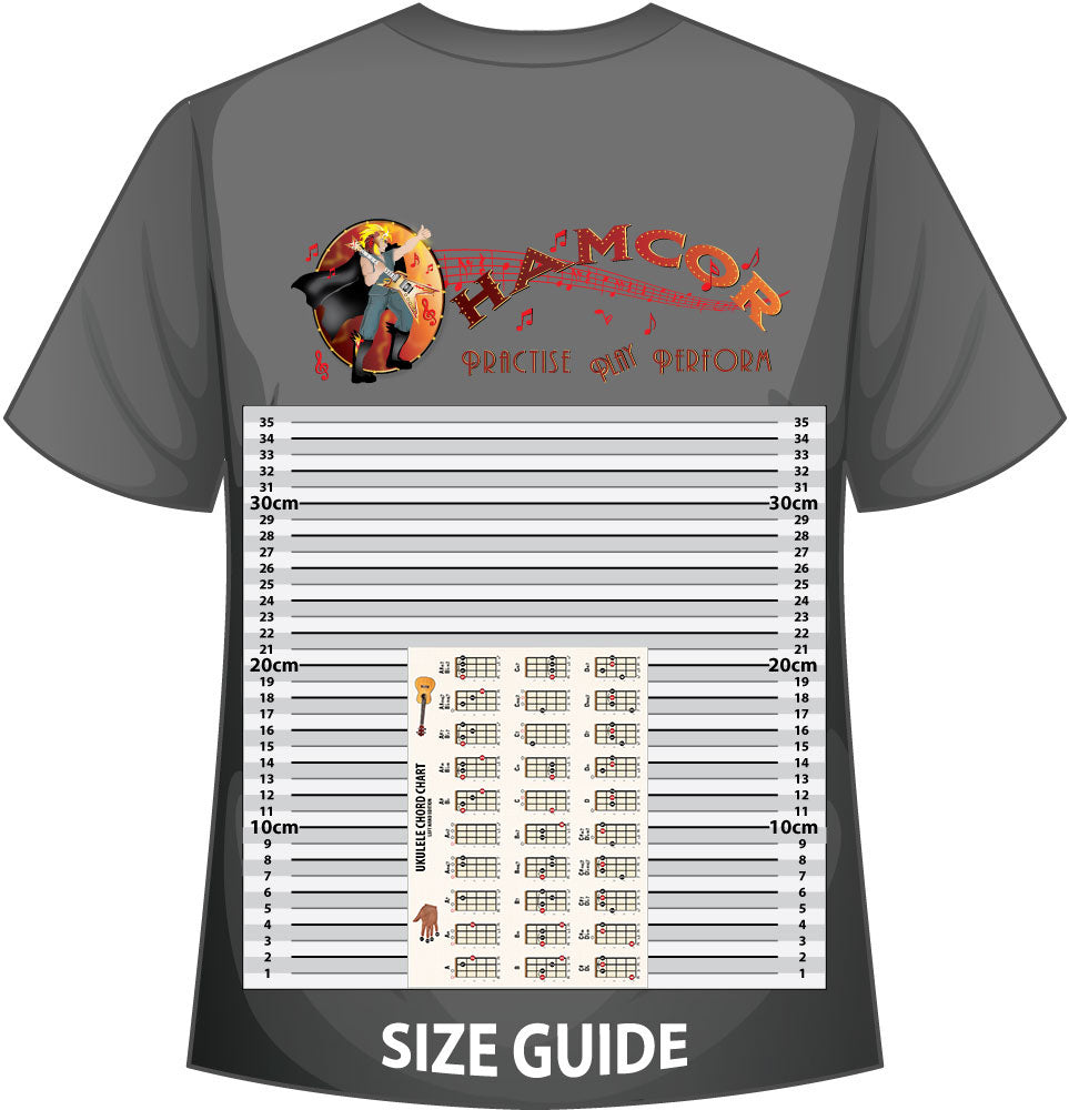 front cover of Left Hand Ukulele Chord Chart Compact A5 Edition on a size guide