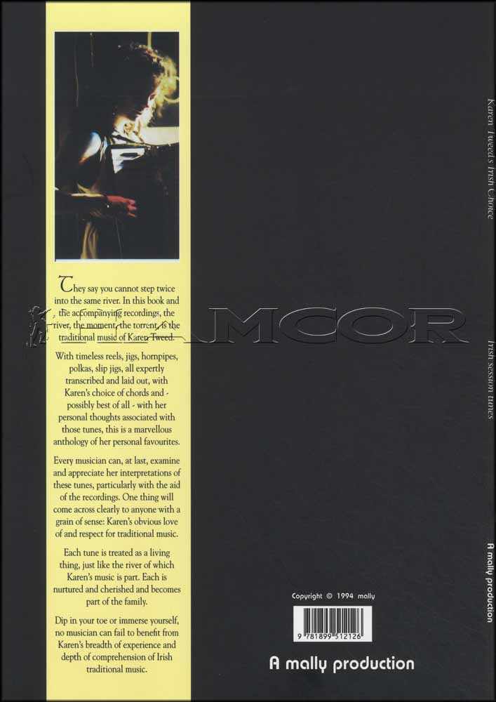 back cover of Traditional Irish Music for Accordion