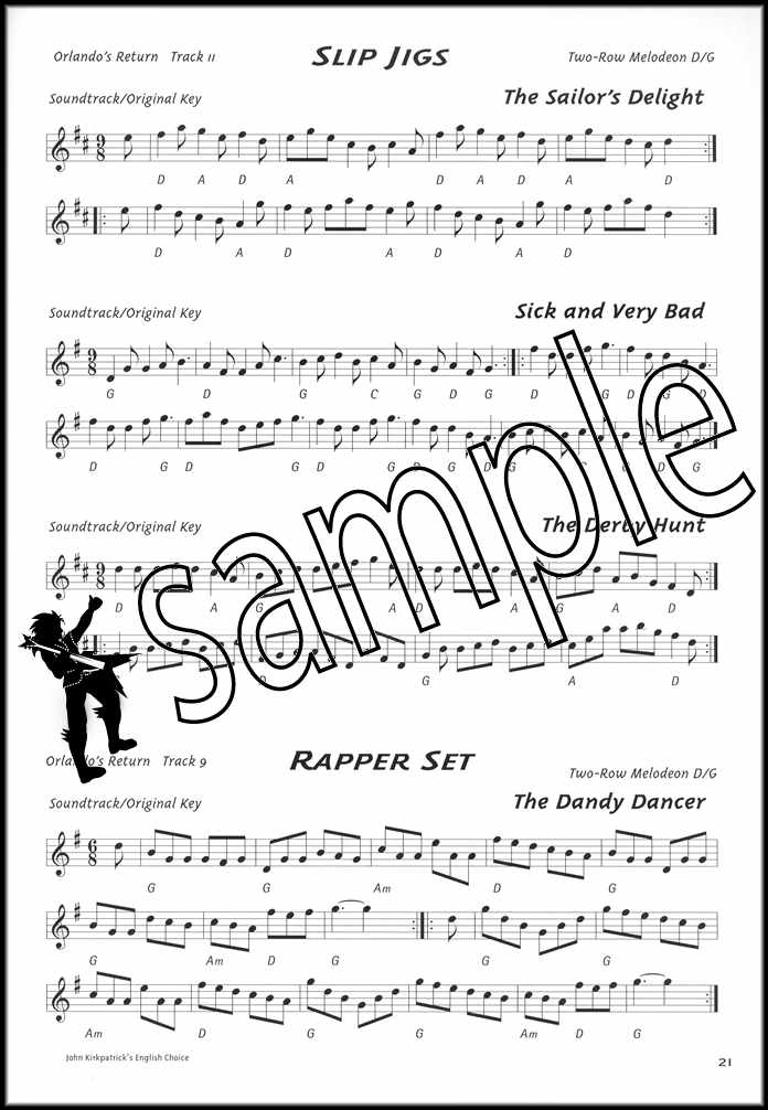 2nd sample page from John Kirkpatricks English Choice