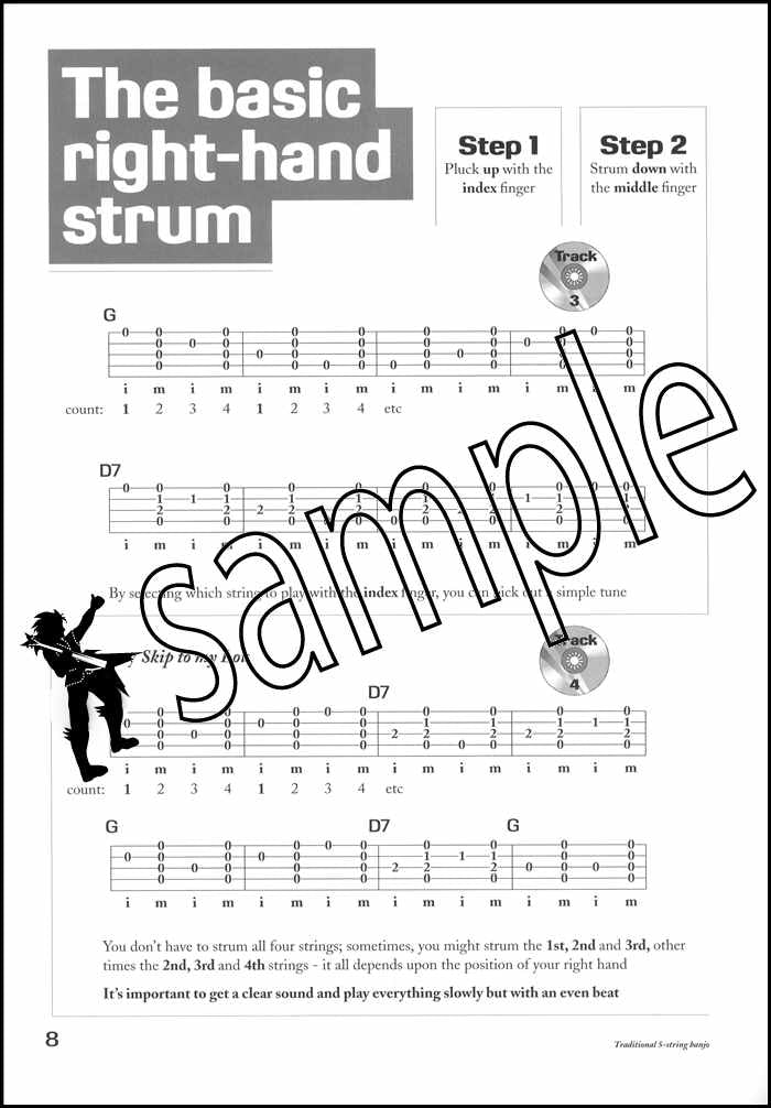 1st sample page from Traditional 5-String Banjo