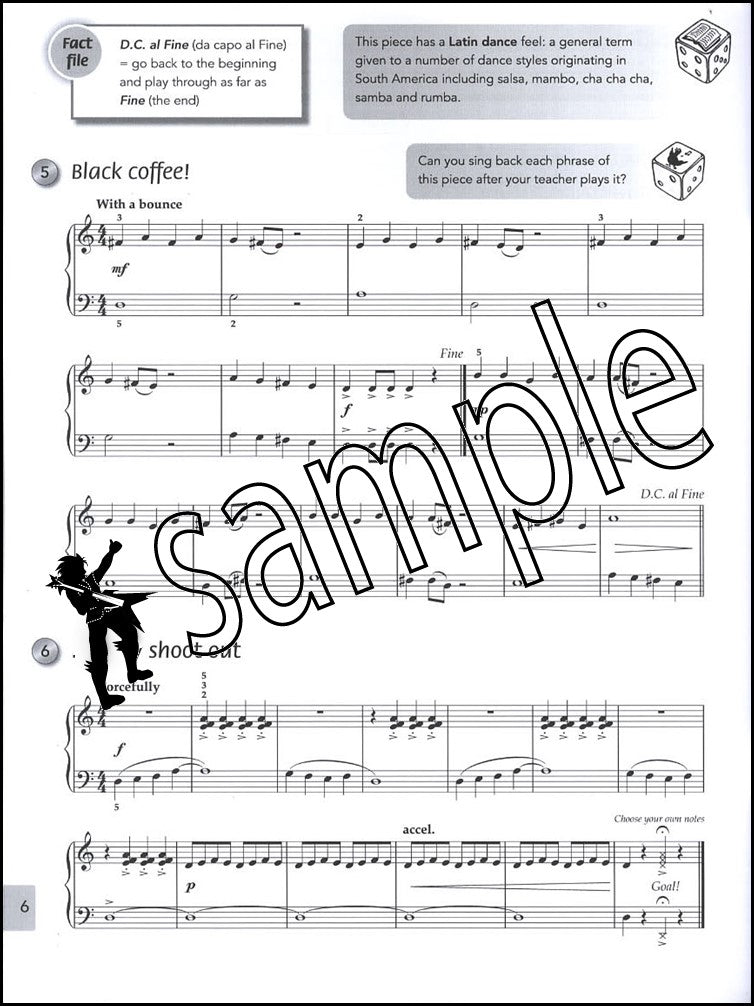 1st sample page from Pam Wedgwood's Piano Basics 2 Book/Audio