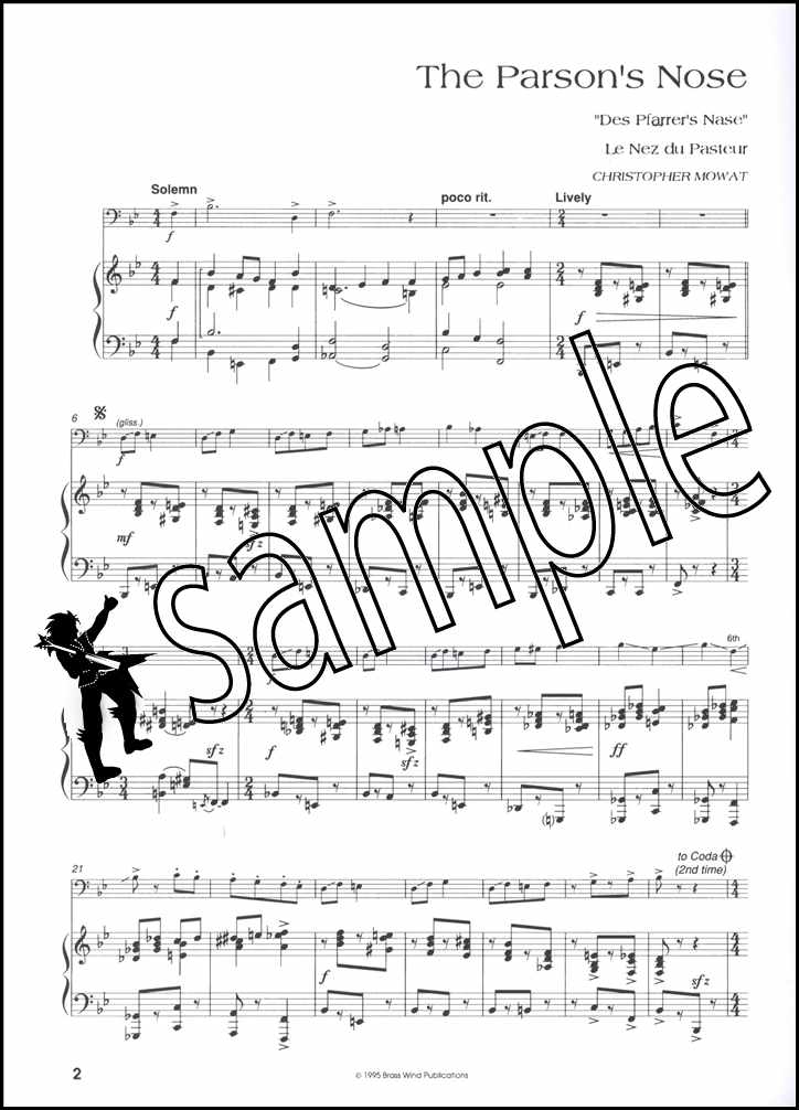 1st sample page from Slide Show Trombone Bass Clef