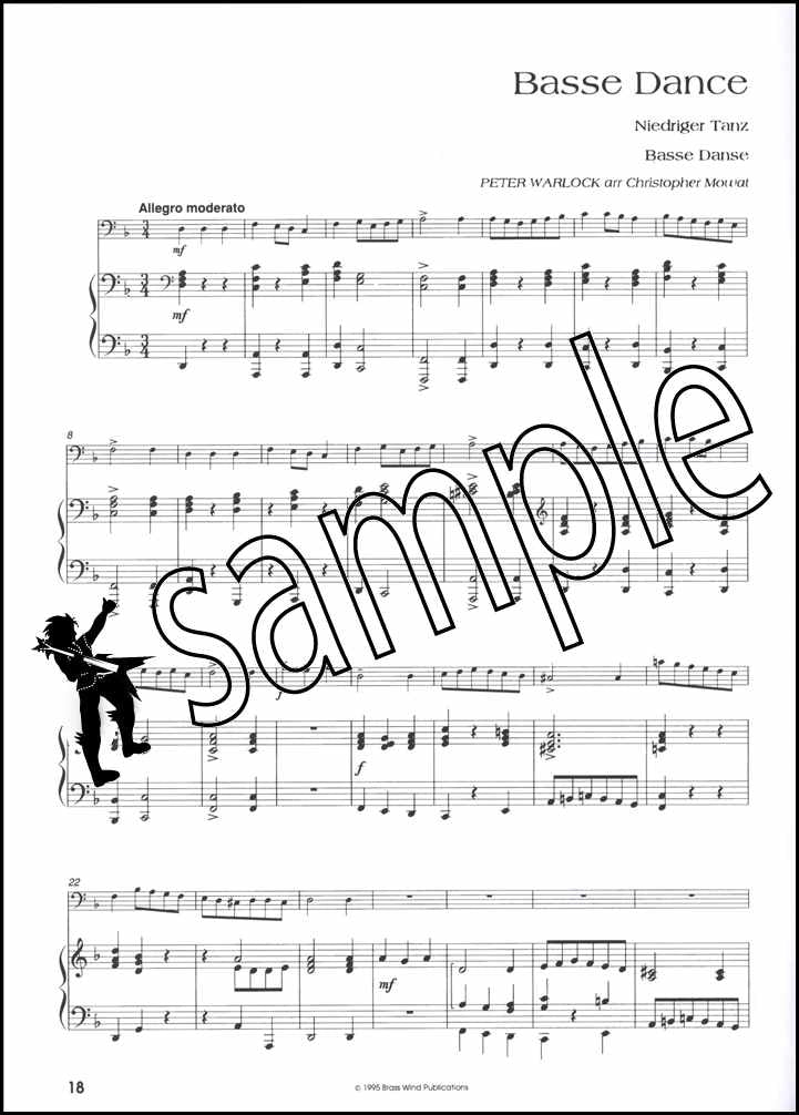 2nd sample page from Slide Show Trombone Bass Clef