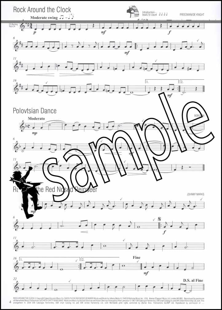 1st sample page from Easy Winners for Descant Recorder Book/CD