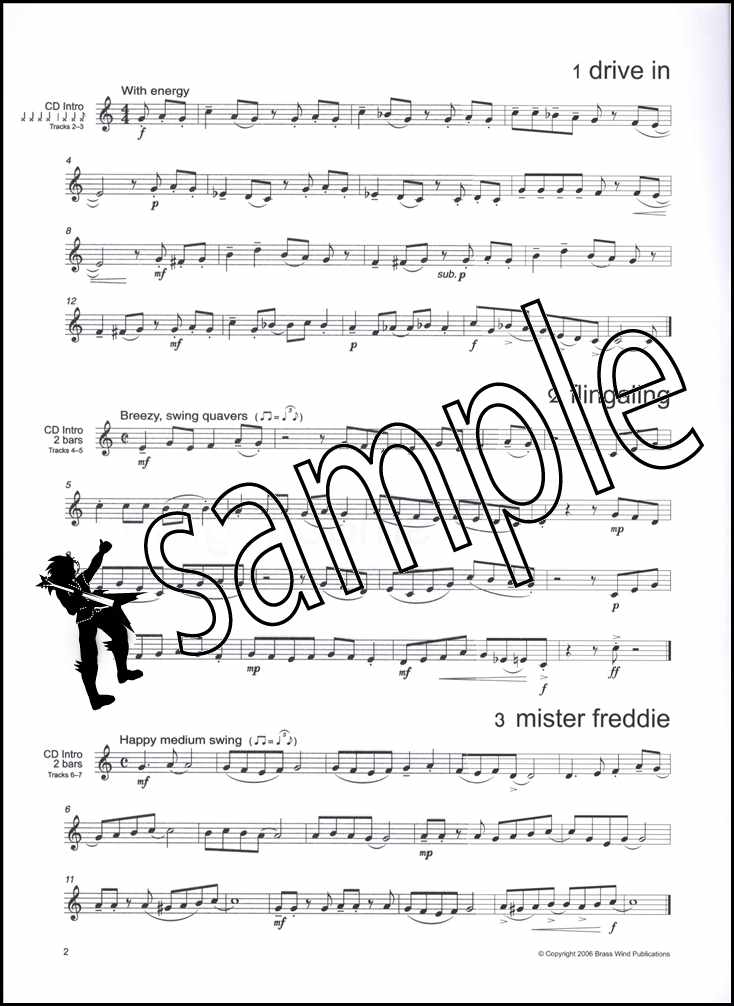 1st sample page from Smooth Groove for Trumpet/Euphonium Book/CD by Don Blakeson