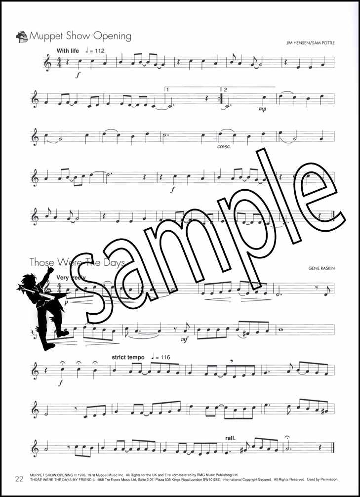 back cover of Winners Galore Trumpet Horn Euphonium Book Only