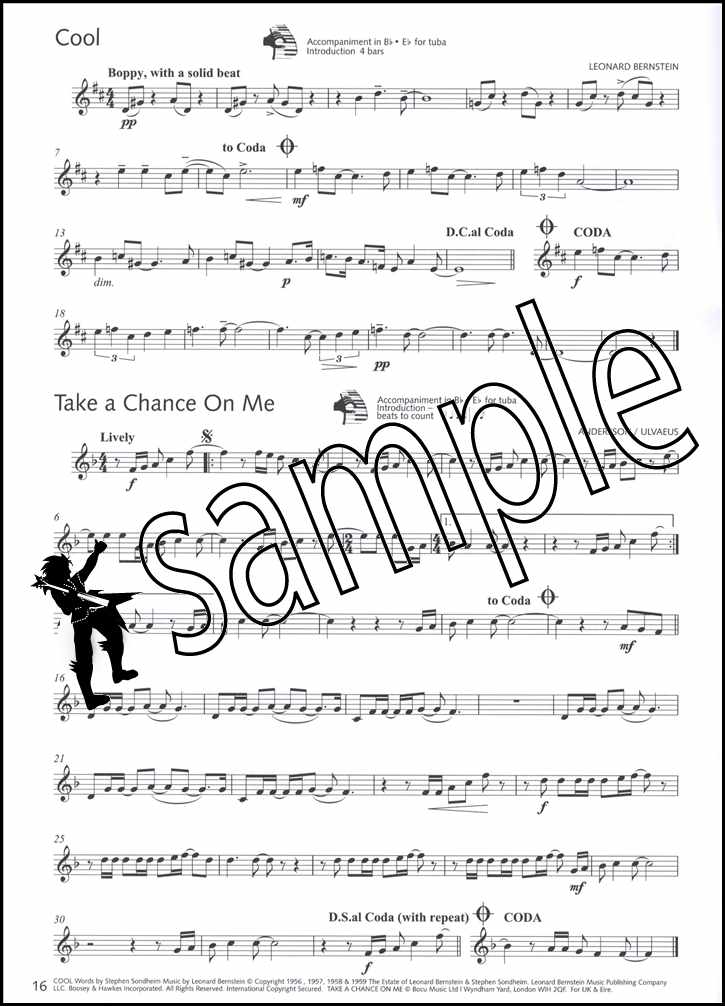 3rd sample page from Great Winners for Horn in F Horn in Eb Tuba Book/CD