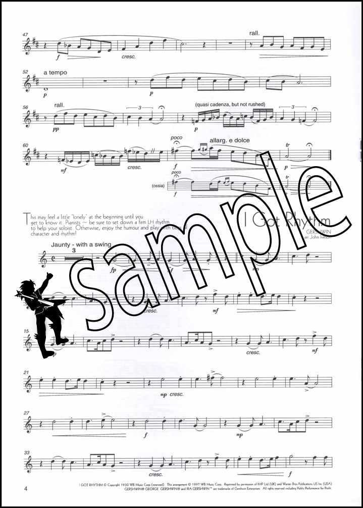 2nd sample page from A Little Light Music Eb Horn