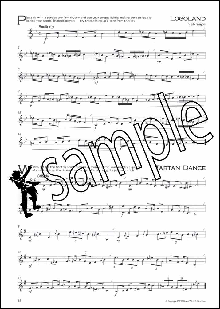 back cover of Polished Brass Studies for Trumpet F/Eb Horn Euphonium Baritone by Lizzie Davis