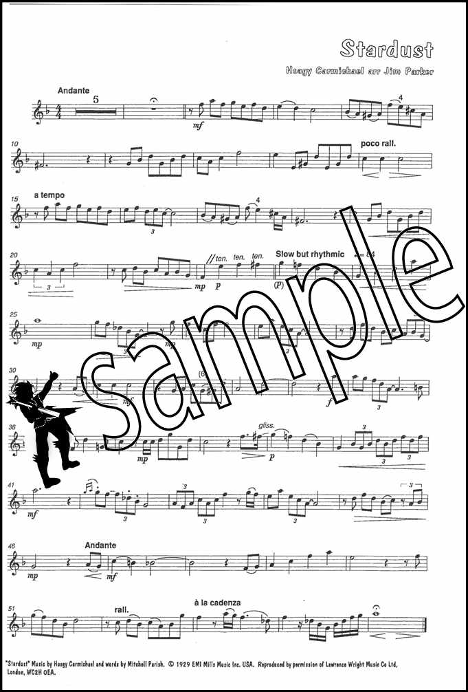 2nd sample page from Jazzed Up Too for Trombone Treble Clef by Jim Parker