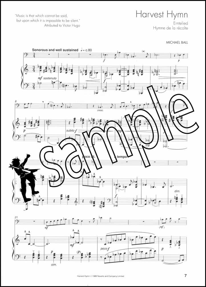 3rd sample page from Top Line Album for Trombone Bass Clef