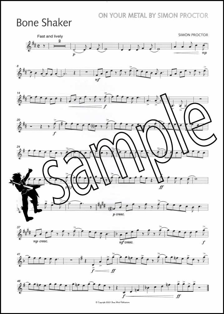 1st sample page from On Your Metal for Trombone Treble Clef by Simon Proctor
