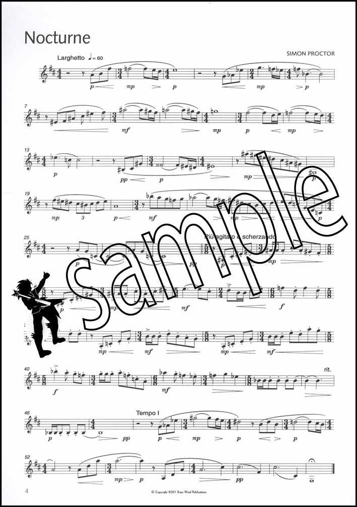 2nd sample page from On Your Metal for Trombone Treble Clef by Simon Proctor