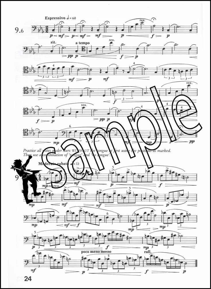 back cover of How Trombonists Do It Bass Clef