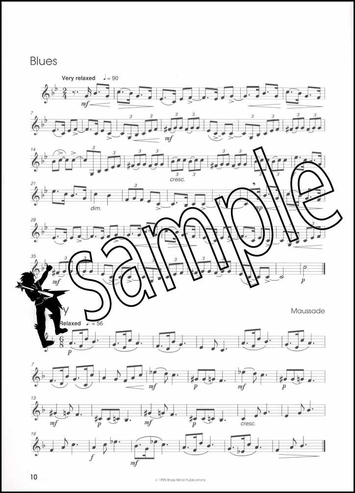 3rd sample page from Featuring Melody Studies for Tuba Treble Clef by Peter Lawrance