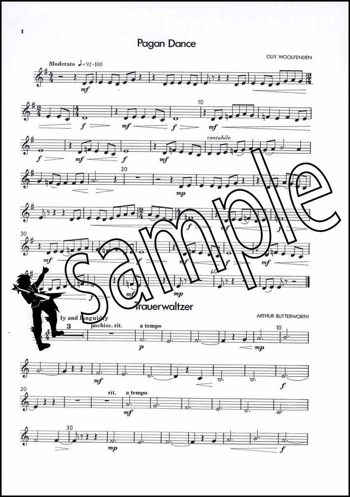 1st sample page from Up Front Album for Eb Bass/Tuba Book 1 Treble Clef