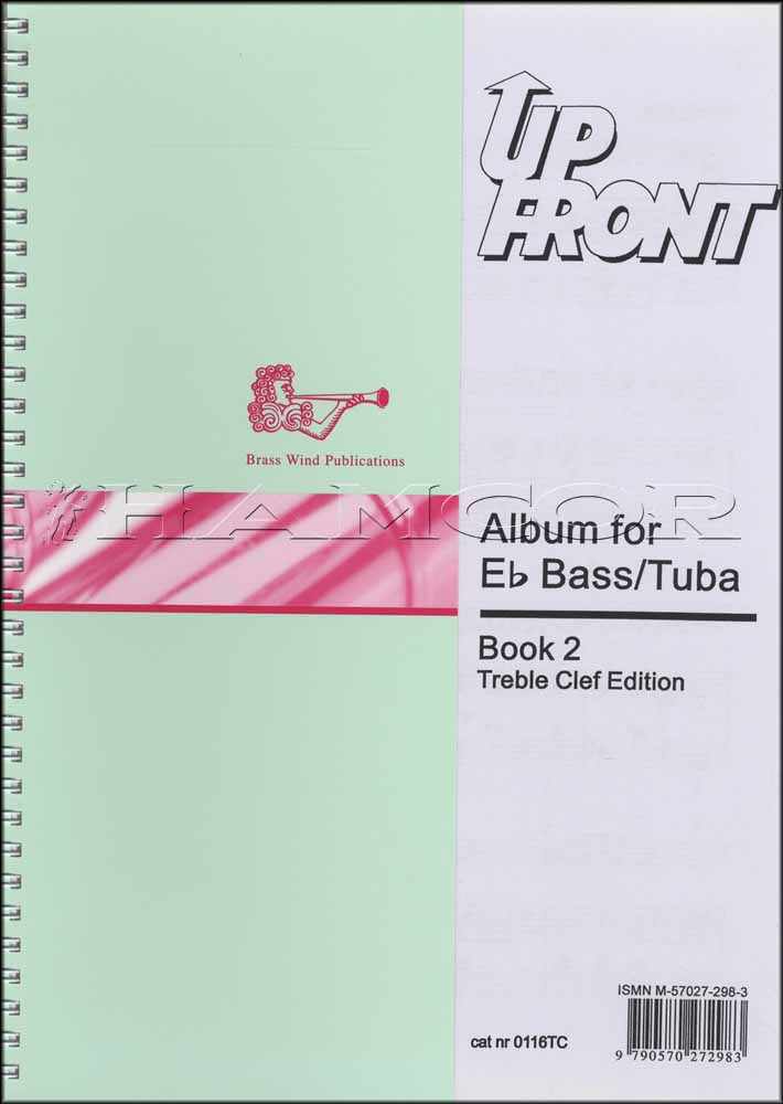 front cover of Up Front Album for Eb Bass/Tuba Book 2 Treble Clef