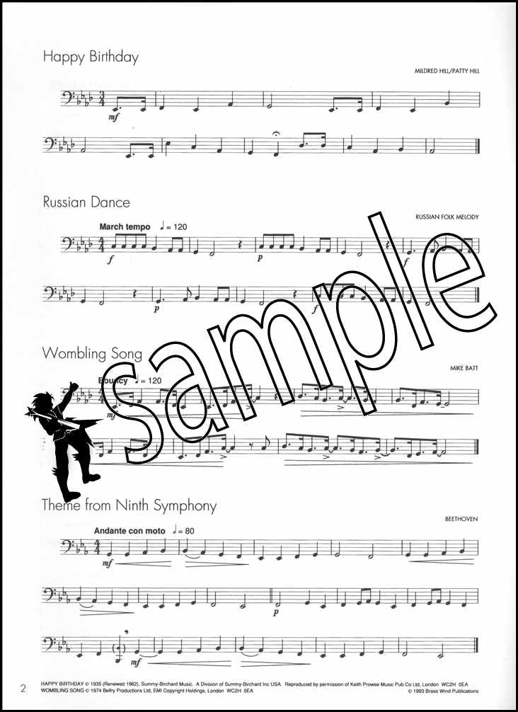 1st sample page from Winners Galore for Tuba Bass Clef Book Only