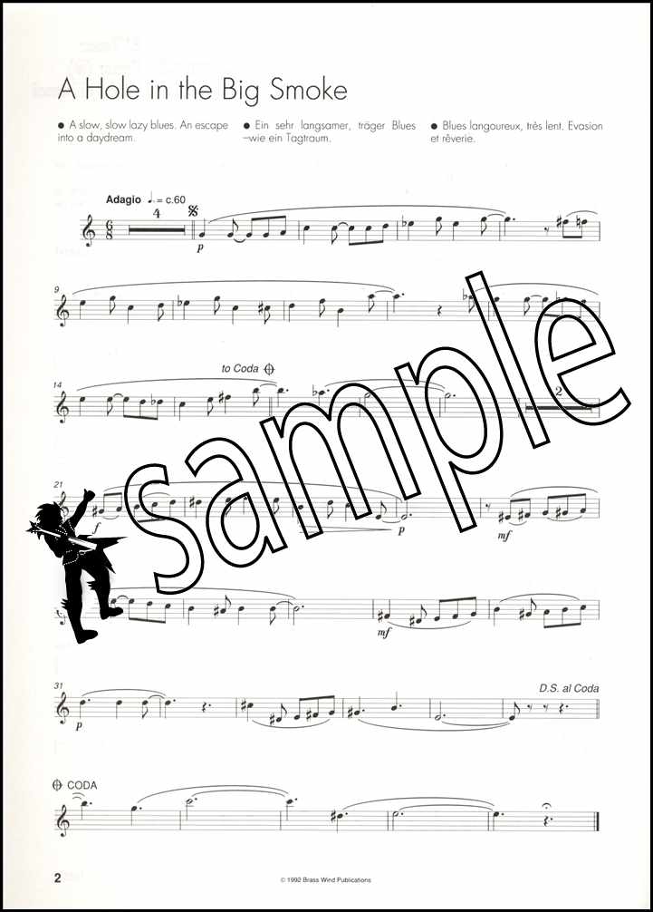 1st sample page from Mambo Merengue for Tenor Saxophone by Robin Grant