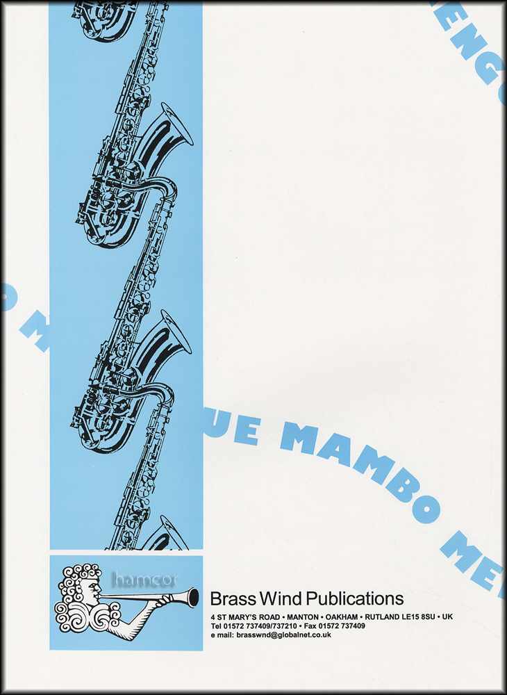 back cover of Mambo Merengue for Tenor Saxophone by Robin Grant