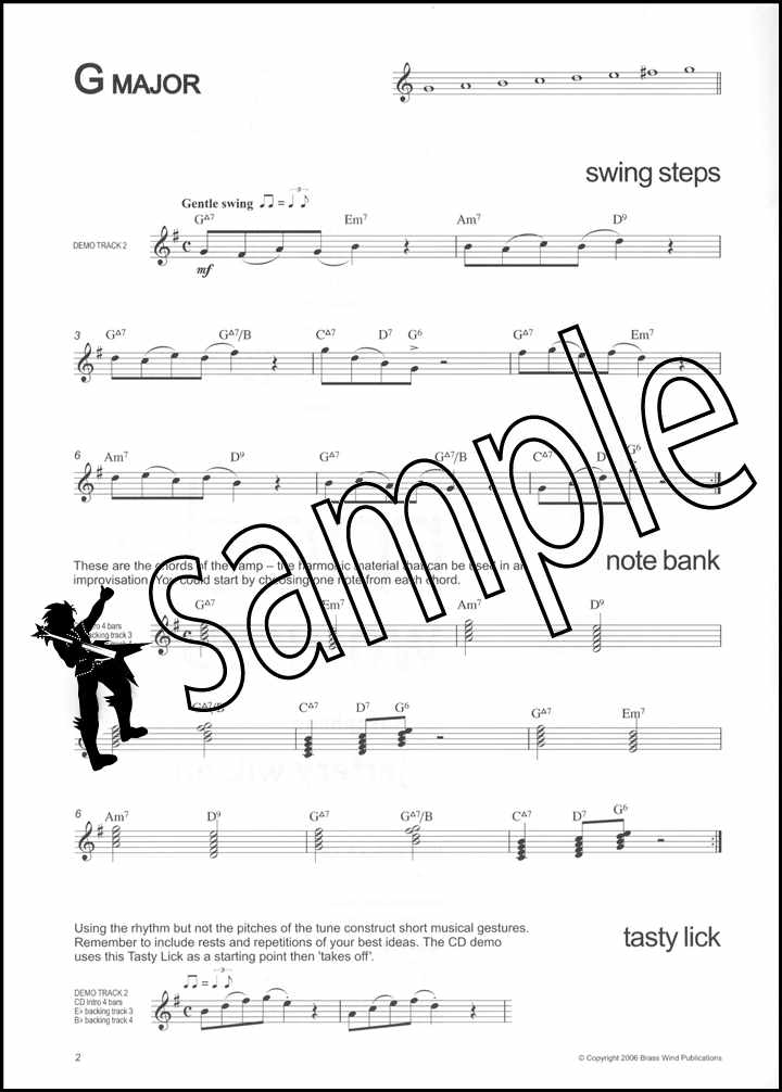 1st sample page from Modal Workout 01 for Alto Saxophone Book/CD by Jeffery Wilson