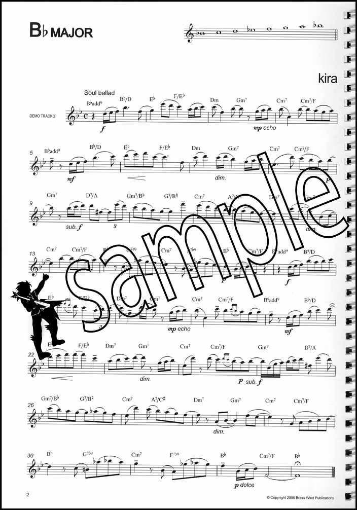 1st sample page from Modal Workout 02 for Alto Saxophone Book/CD by Jeffery Wilson