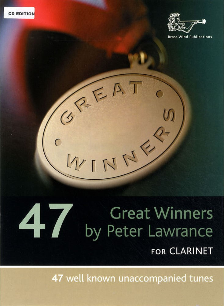 front cover of Great Winners for Clarinet Book/CD