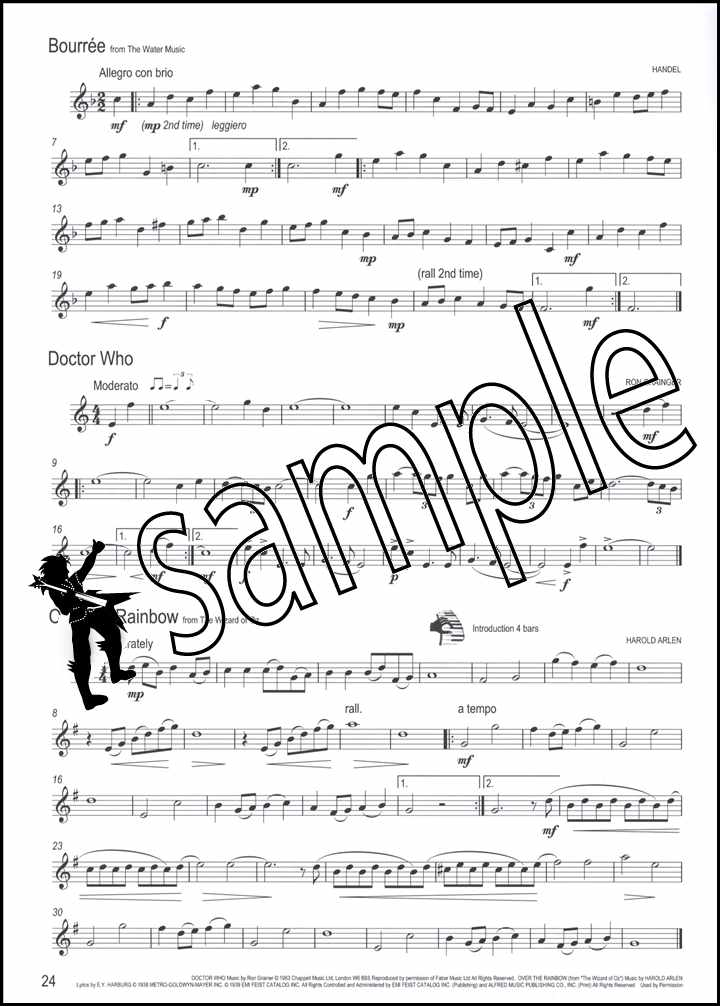 3rd sample page from Winner Scores All Oboe Book/CD