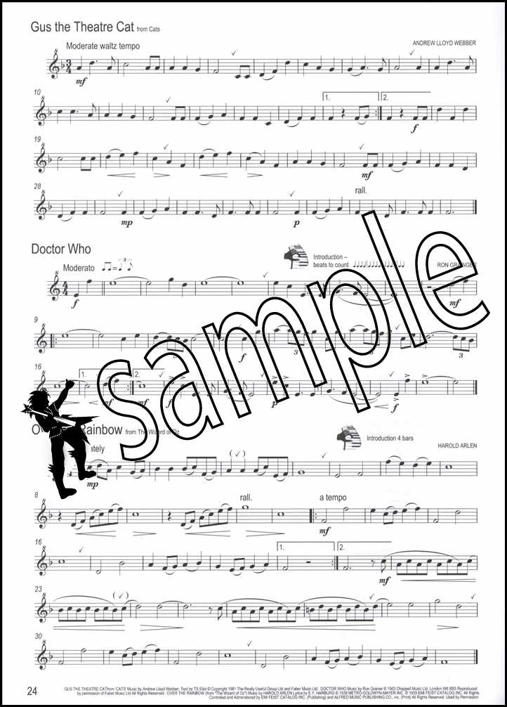 3rd sample page from Winner Scores All for Descant Recorder Book/CD