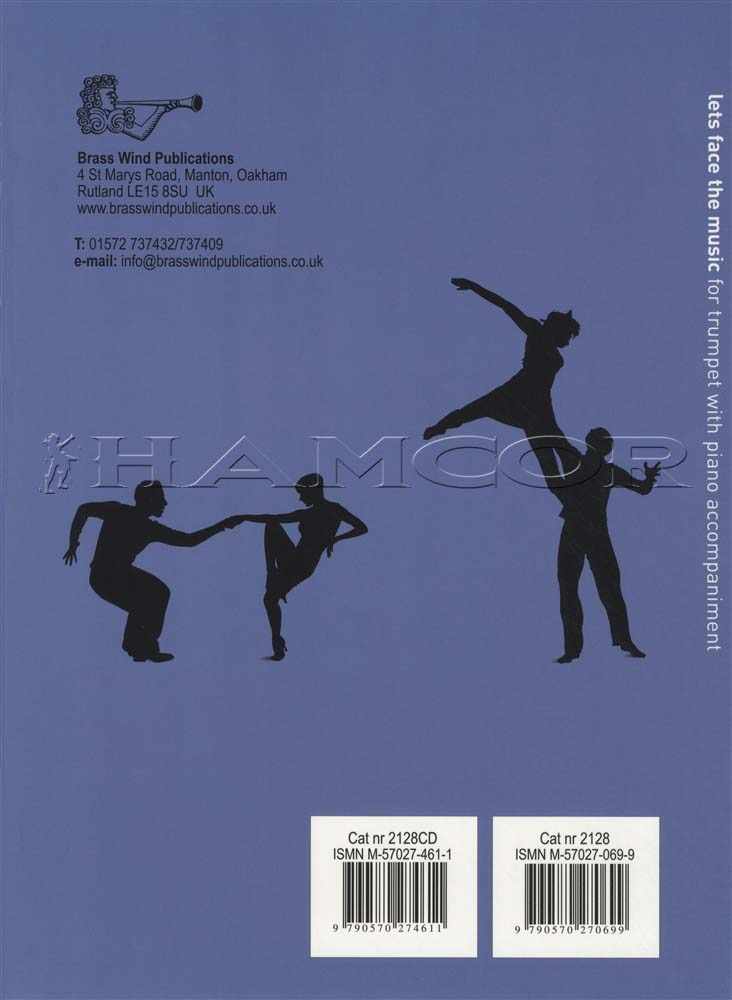 back cover of Lets Face the Music for Trumpet Book/CD