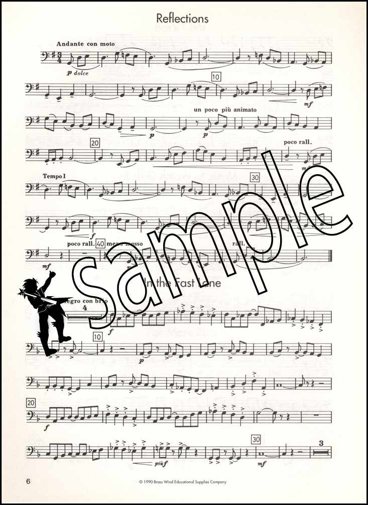 2nd sample page from Jazzed Up Too for Eb Tuba Bass Clef Book Only by Robert Ramskill