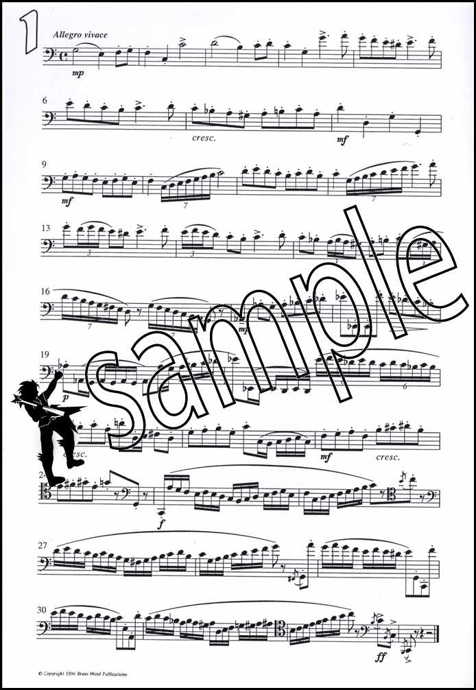 1st sample page from Fantasy Pieces for Bassoon by Derek Bourgeois