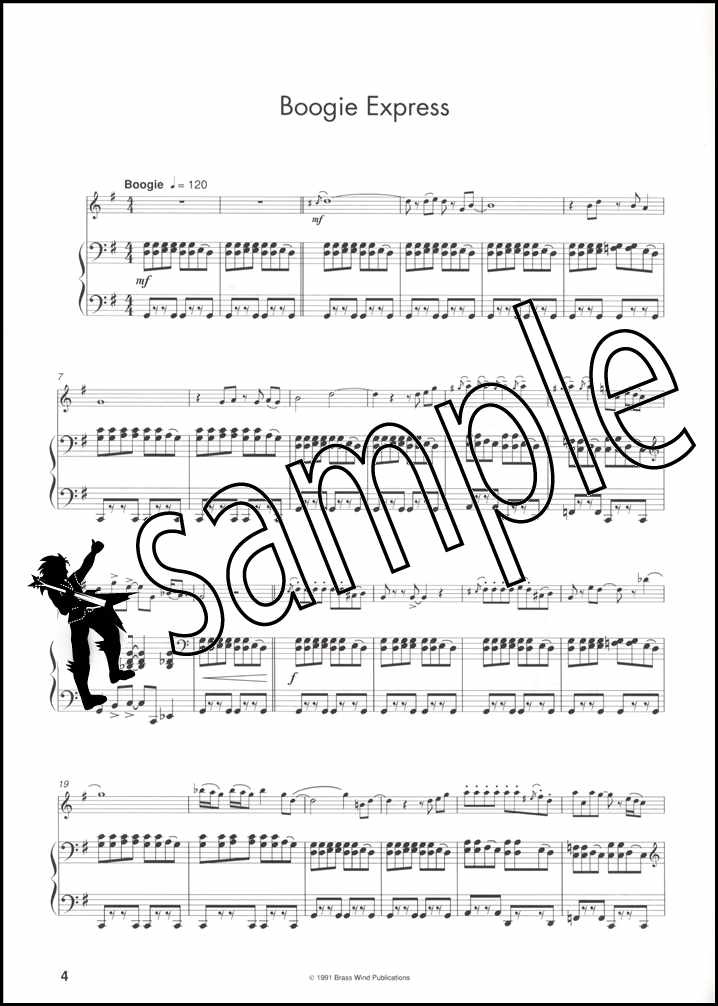 back cover of Jazzed Up Too for Flute by Jim Parker