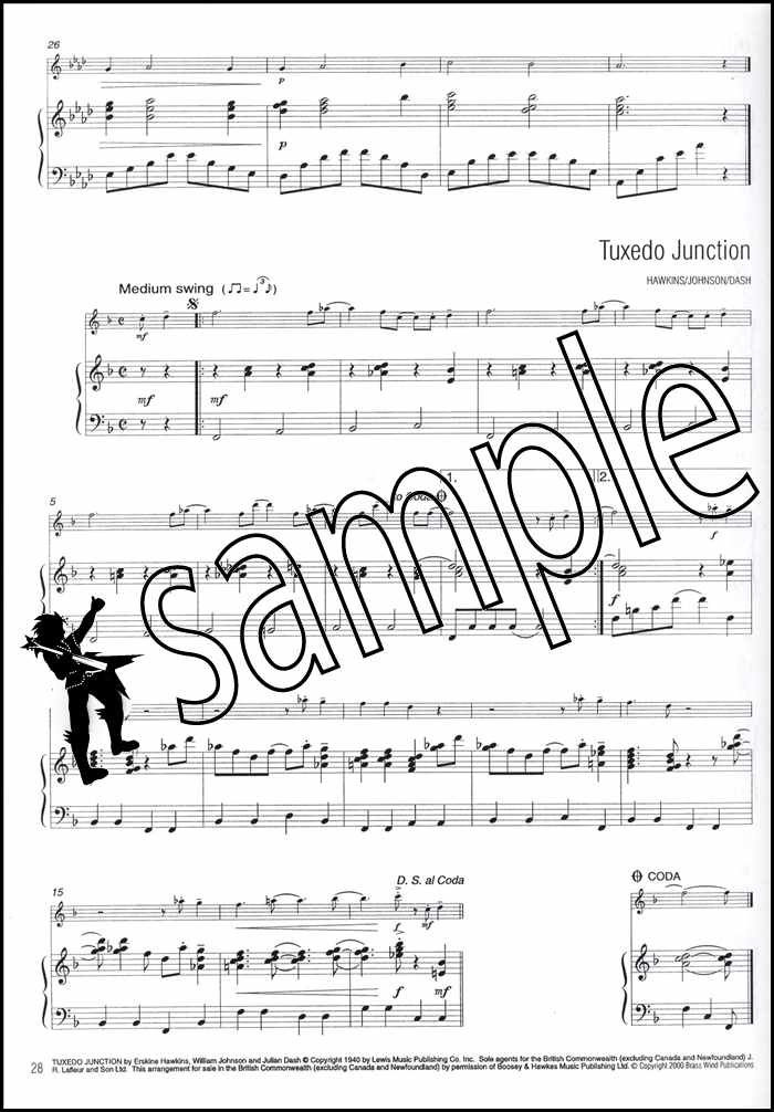 back cover of Easy Winners Piano Accompaniment for Flute