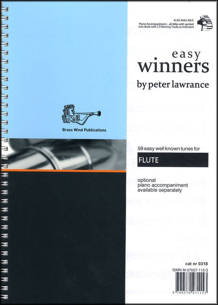 front cover of Easy Winners for Flute Book Only