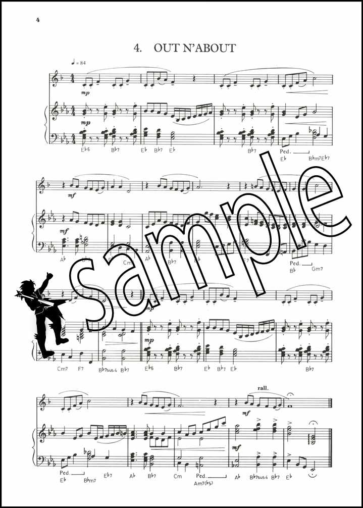 2nd sample page from All Jazzed Up for Trumpet Book/CD