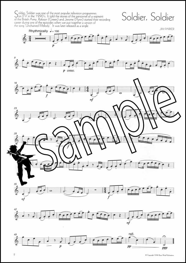 1st sample page from The Music of Jim Parker for Trumpet