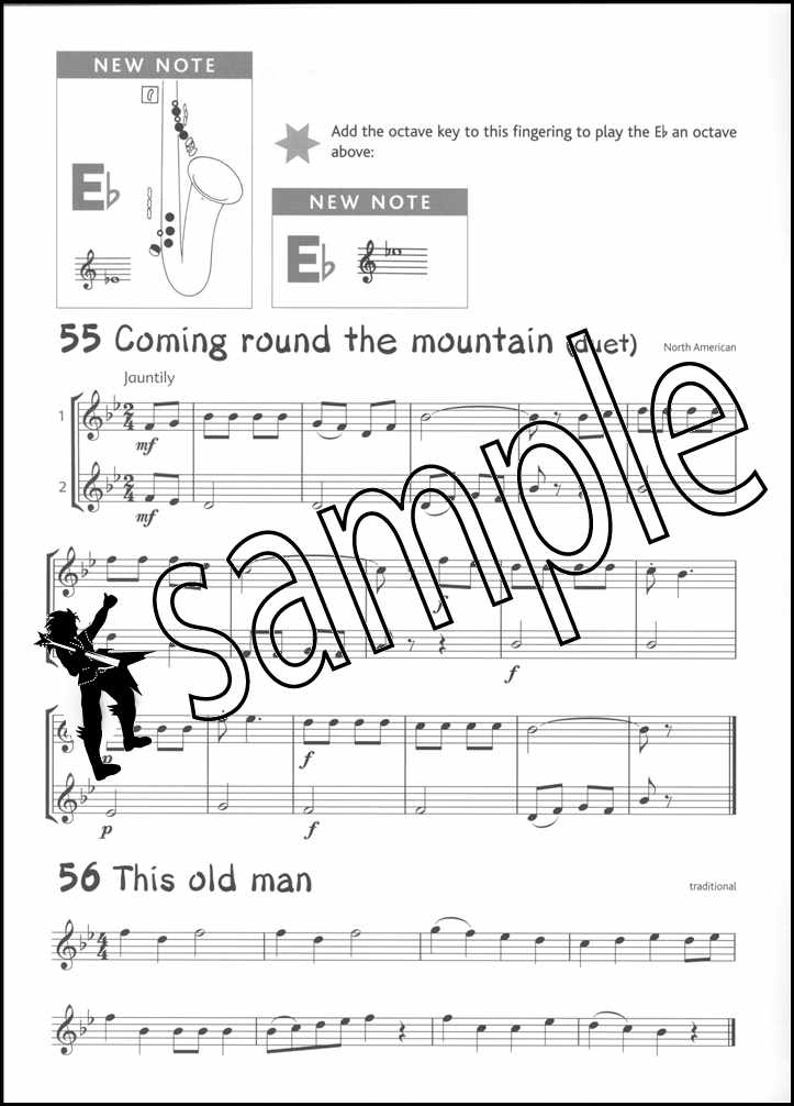 2nd sample page from Abracadabra Saxophone