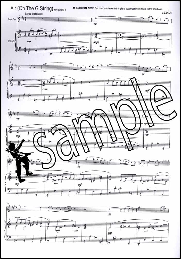 1st sample page from Winner Scores All Piano Accompaniment for Tenor Saxophone