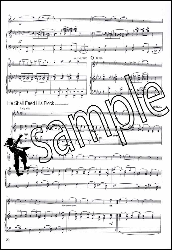 2nd sample page from Winner Scores All Piano Accompaniment for Tenor Saxophone
