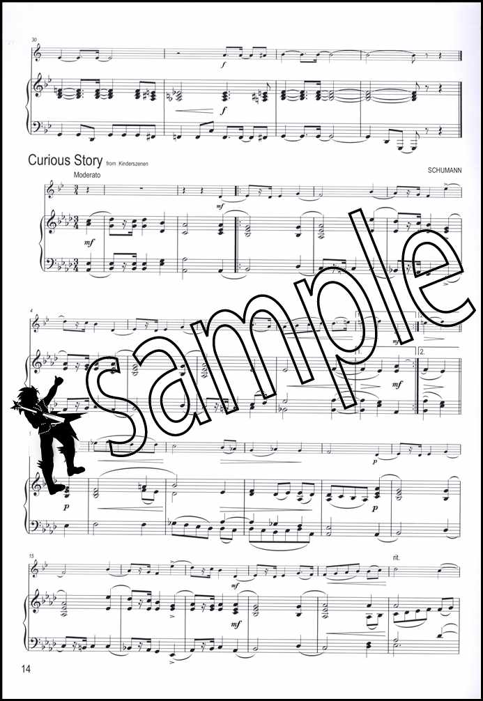 2nd sample page from Winning Matrix Piano Accompaniment for Trumpet