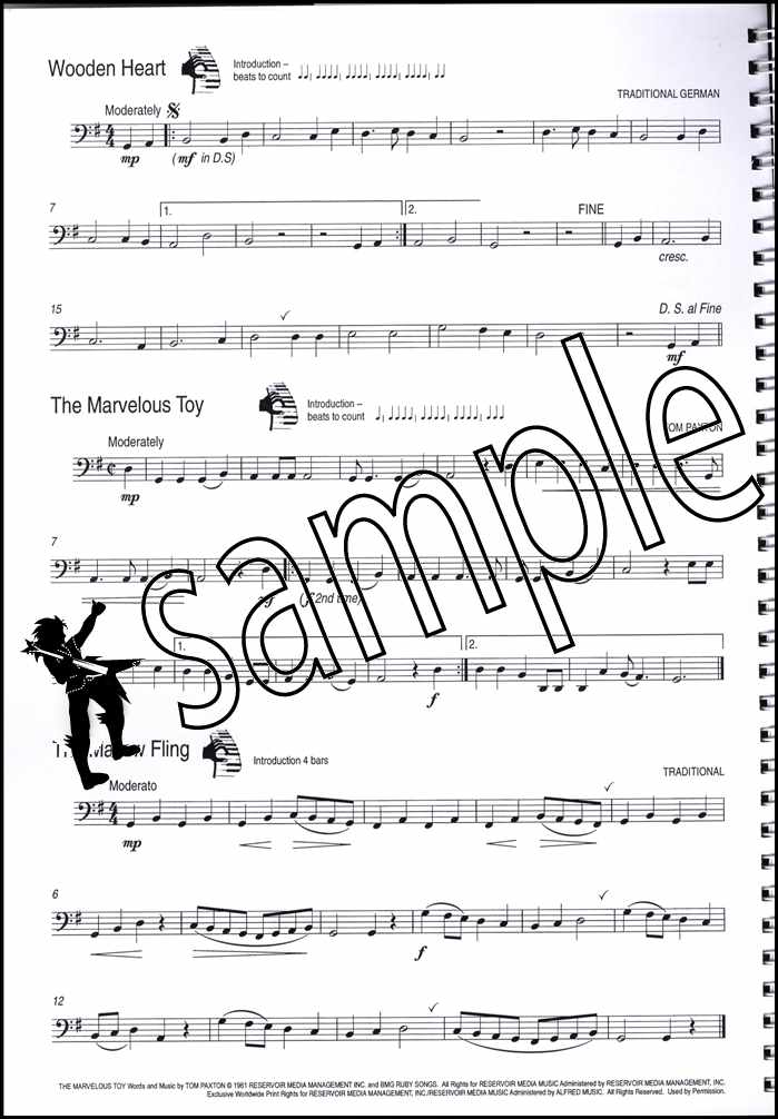 1st sample page from Easy Winners for Bassoon