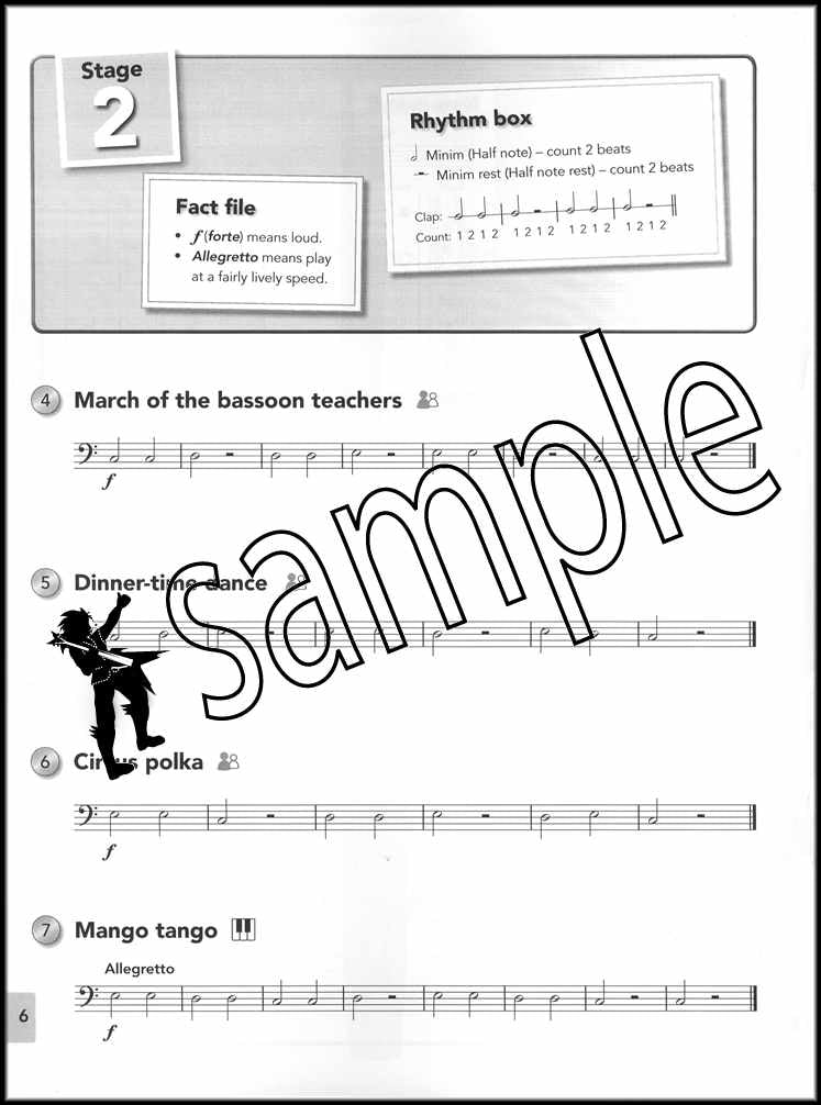 1st sample page from Paul Harris's Bassoon Basics
