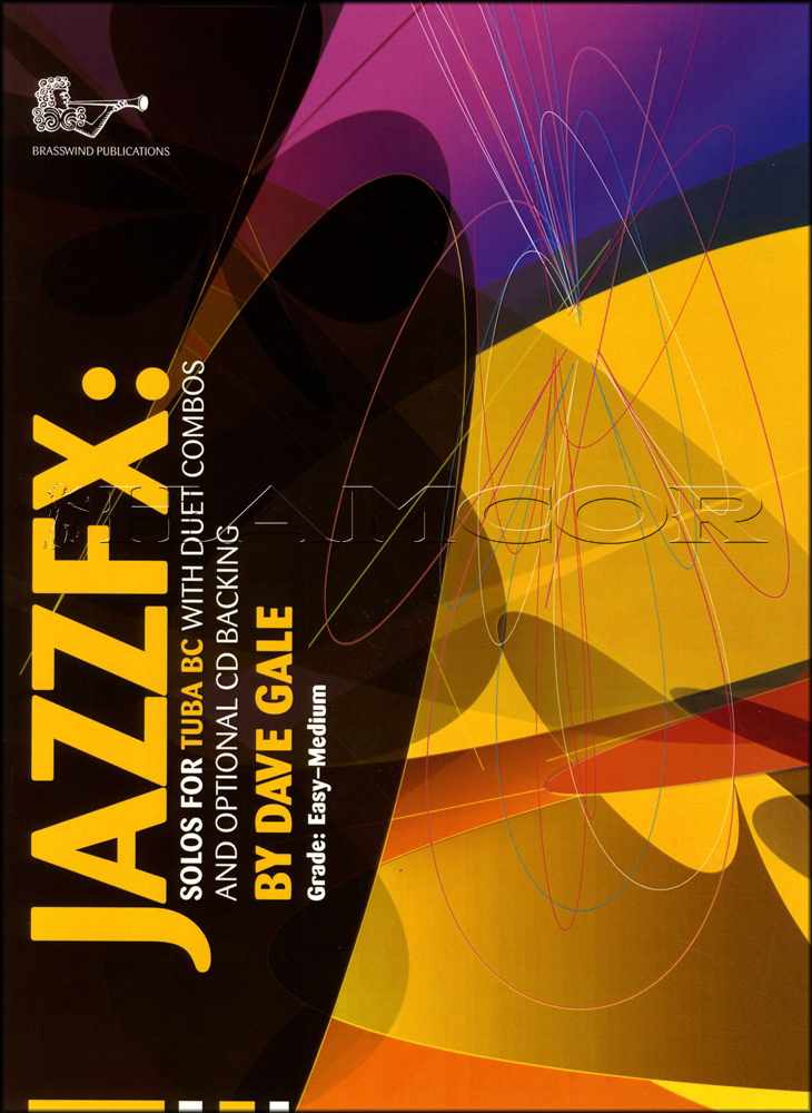 front cover of JazzFX Solos for Tuba Bass Clef Book/CD by Dave Gale