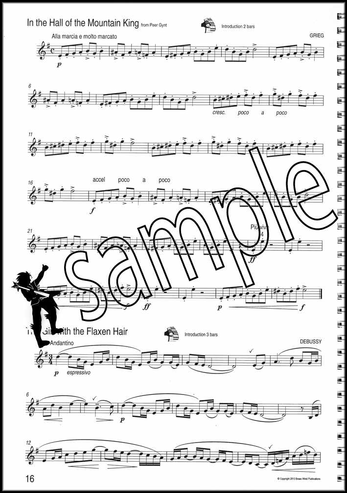 3rd sample page from Winning Matrix Trombone Treble Clef Book Only