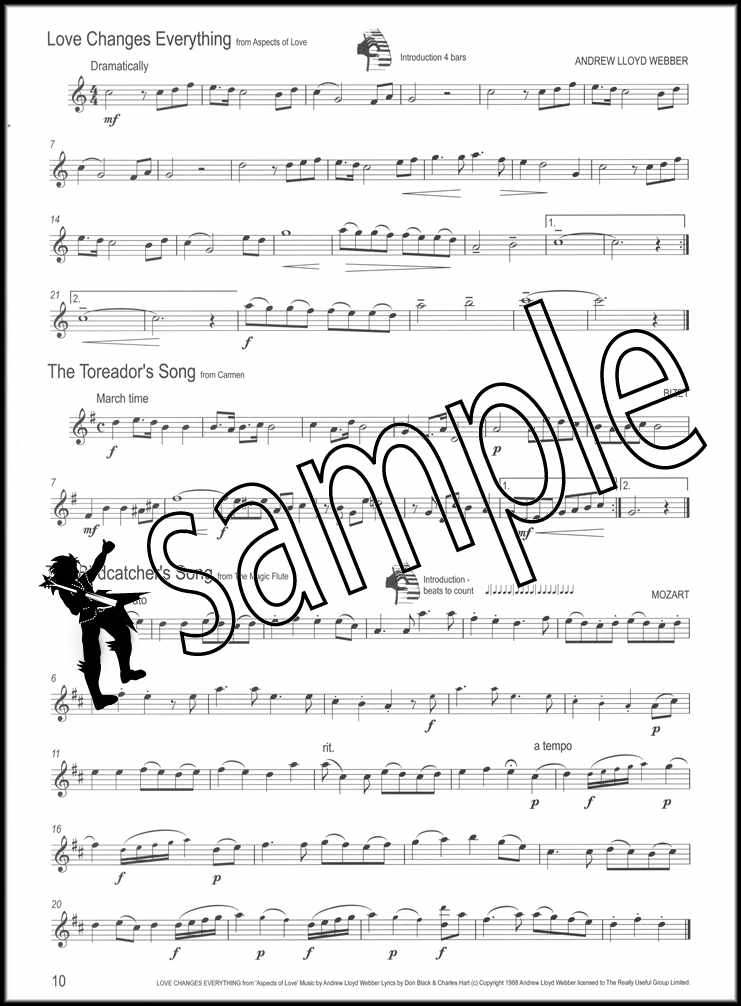 2nd sample page from Winner Scores All for Alto Saxophone Book/CD