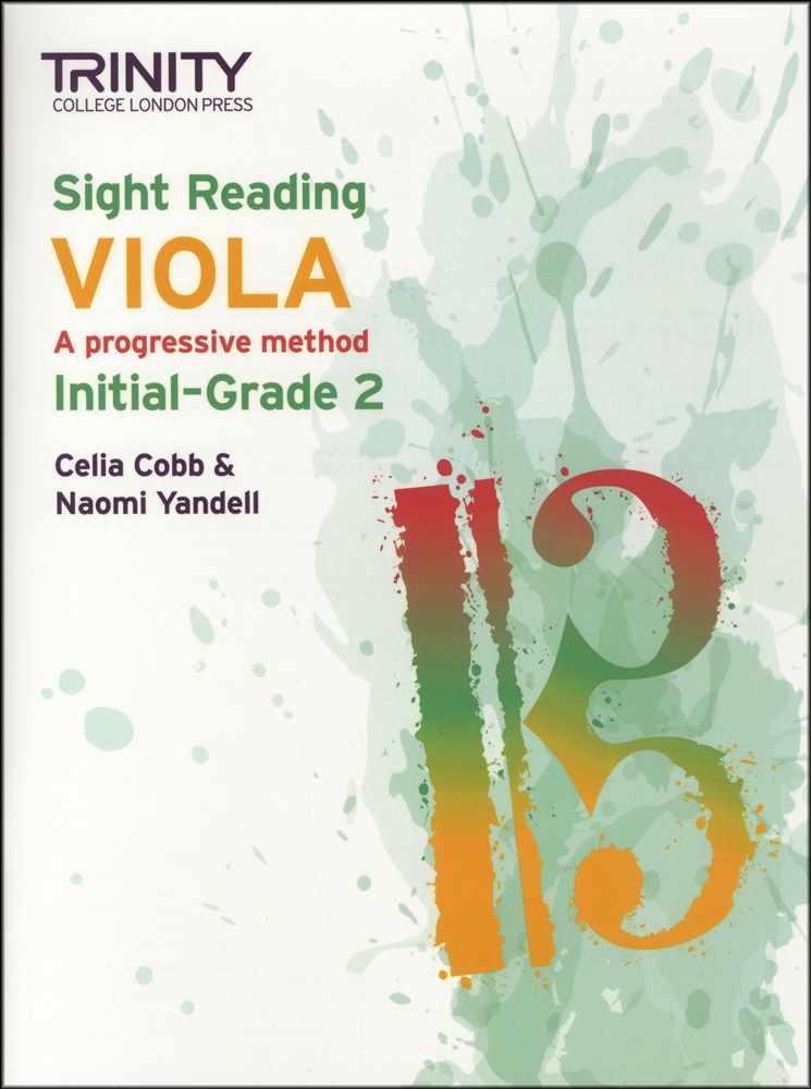 front cover of Trinity College London Viola Sight Reading Initial - Grade 2