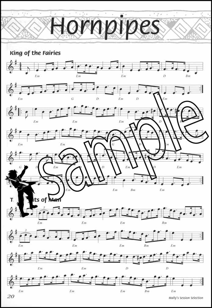 2nd sample page from Mally's Session Selection