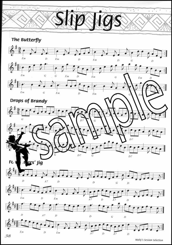 3rd sample page from Mally's Session Selection