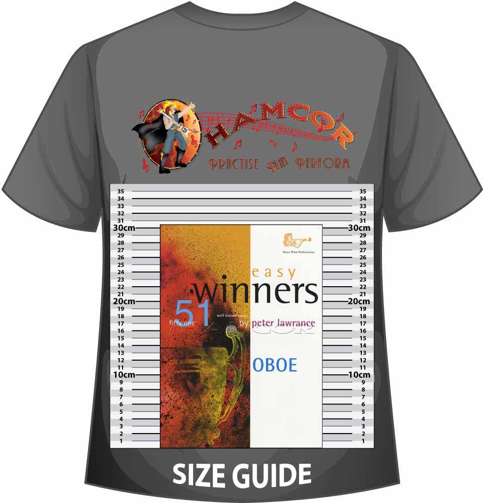 front cover of Easy Winners for Oboe Book Only on a size guide